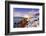 Sunset over Santorini-Maugli-l-Framed Photographic Print