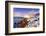 Sunset over Santorini-Maugli-l-Framed Photographic Print