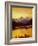 Sunset Over St. Mary Lake in Glacier National Park-Darrell Gulin-Framed Photographic Print