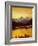 Sunset Over St. Mary Lake in Glacier National Park-Darrell Gulin-Framed Photographic Print