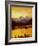 Sunset Over St. Mary Lake in Glacier National Park-Darrell Gulin-Framed Photographic Print