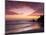 Sunset over Surfers, Biarritz, Pyrenees Atlantiques, Aquitaine, France-Doug Pearson-Mounted Photographic Print