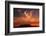 Sunset over Table Mountain-Charles O'Rear-Framed Photographic Print