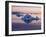 Sunset over tabular and glacial ice near Snow Hill Island, Weddell Sea, Antarctica-Michael Nolan-Framed Photographic Print