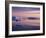 Sunset over tabular and glacial ice near Snow Hill Island, Weddell Sea, Antarctica-Michael Nolan-Framed Photographic Print