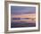 Sunset over tabular and glacial ice near Snow Hill Island, Weddell Sea, Antarctica-Michael Nolan-Framed Photographic Print