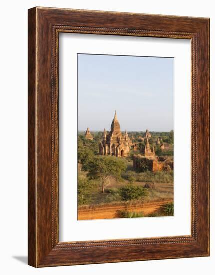 Sunset over Temples of Bagan, Myanmar-Harry Marx-Framed Photographic Print