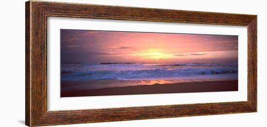 Sunset over the Beach, Morbihan, Brittany, France-null-Framed Photographic Print