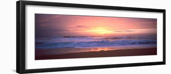 Sunset over the Beach, Morbihan, Brittany, France-null-Framed Photographic Print