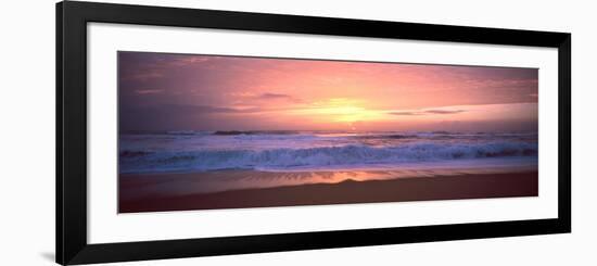 Sunset over the Beach, Morbihan, Brittany, France-null-Framed Photographic Print