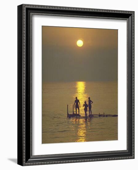 Sunset over the Calm Waters in Menemsha Bay, Martha's Vineyard-Alfred Eisenstaedt-Framed Photographic Print