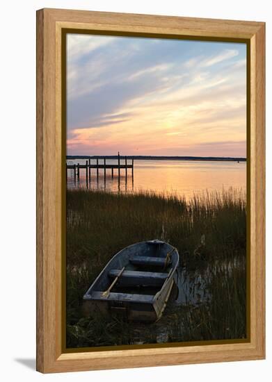 Sunset over the Channel 1-Alan Hausenflock-Framed Premier Image Canvas