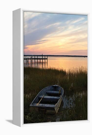 Sunset over the Channel 1-Alan Hausenflock-Framed Premier Image Canvas