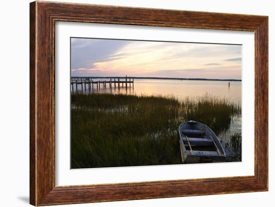 Sunset over the Channel 4-Alan Hausenflock-Framed Photographic Print