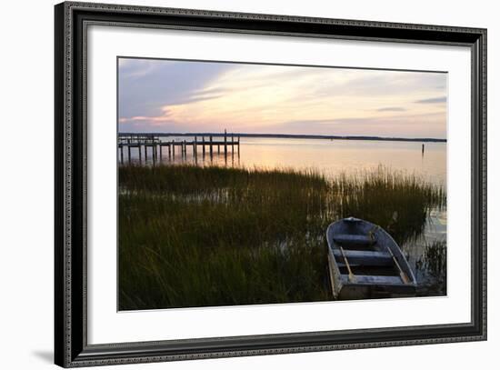 Sunset over the Channel 4-Alan Hausenflock-Framed Photographic Print
