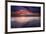 Sunset over the Channel Islands from Ventura State Beach, Ventura, California, USA-Russ Bishop-Framed Photographic Print