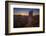 Sunset over the Chateau de Ramstein, a ruined castle in the commune of Baerenthal, in the Moselle r-Andrew Sproule-Framed Photographic Print