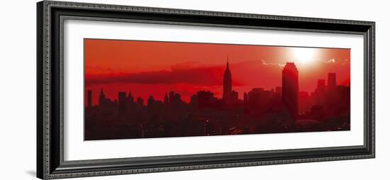 Sunset Over the City-Jakob Dahlin-Framed Giclee Print