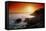 Sunset Over the Coastline of Big Sur, California-Tony Craddock-Framed Premier Image Canvas