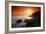 Sunset Over the Coastline of Big Sur, California-Tony Craddock-Framed Photographic Print