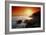 Sunset Over the Coastline of Big Sur, California-Tony Craddock-Framed Photographic Print