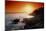 Sunset Over the Coastline of Big Sur, California-Tony Craddock-Mounted Photographic Print