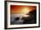 Sunset Over the Coastline of Big Sur, California-Tony Craddock-Framed Photographic Print