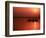 Sunset over the Ganges River in Varanasi, India-Dee Ann Pederson-Framed Photographic Print