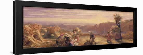 Sunset over the Gleaning Fields, 1855-Samuel Palmer-Framed Giclee Print