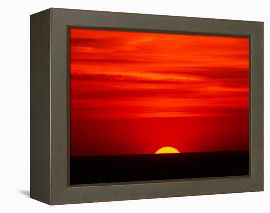 Sunset Over the Gulf of Mexico, Florida, USA-Charles Sleicher-Framed Premier Image Canvas