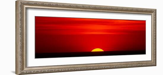 Sunset Over the Gulf of Mexico, Florida, USA-Charles Sleicher-Framed Photographic Print