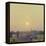 Sunset over the Jama Masjid, Delhi Study II-Andrew Gifford-Framed Premier Image Canvas