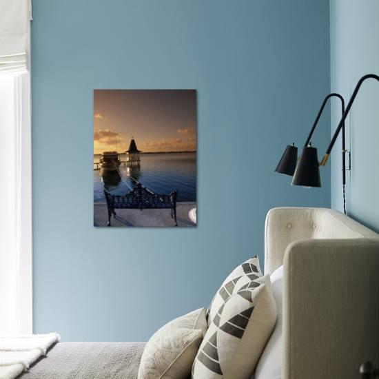 Sunset Over The Lagoon Cancun Mexico Photographic Print By Angelo Cavalli Artcom - 