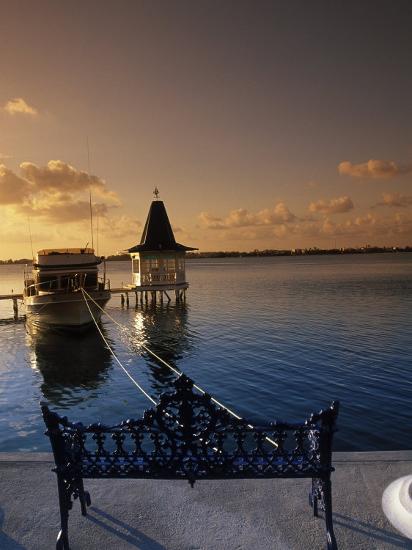 Sunset Over The Lagoon Cancun Mexico Photographic Print By Angelo Cavalli Artcom - 
