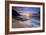 Sunset over the Na Pali Coast from Ke'e Beach, Haena State Park, Kauai, Hawaii, USA-Russ Bishop-Framed Photographic Print