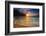 Sunset over the Na Pali Coast from Tunnels Beach, Haena State Park, Kauai, Hawaii, USA-Russ Bishop-Framed Photographic Print