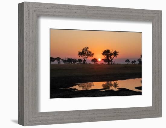Sunset over the Okavango Delta, Botswana, Africa-Sergio Pitamitz-Framed Photographic Print