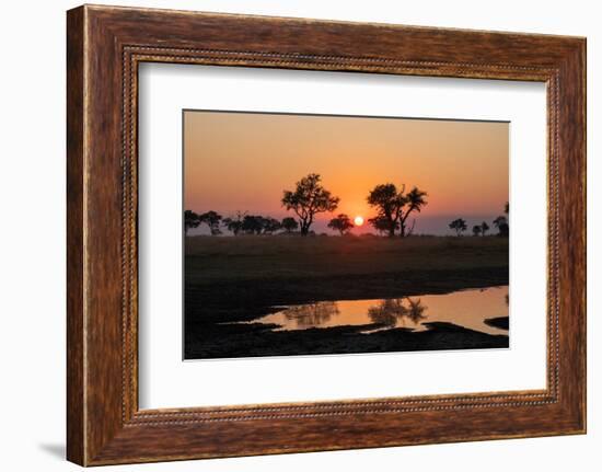 Sunset over the Okavango Delta, Botswana, Africa-Sergio Pitamitz-Framed Photographic Print