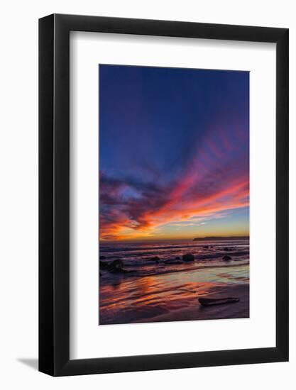 Sunset over the Pacific from Coronado-Andrew Shoemaker-Framed Photographic Print