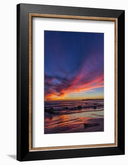 Sunset over the Pacific from Coronado-Andrew Shoemaker-Framed Photographic Print