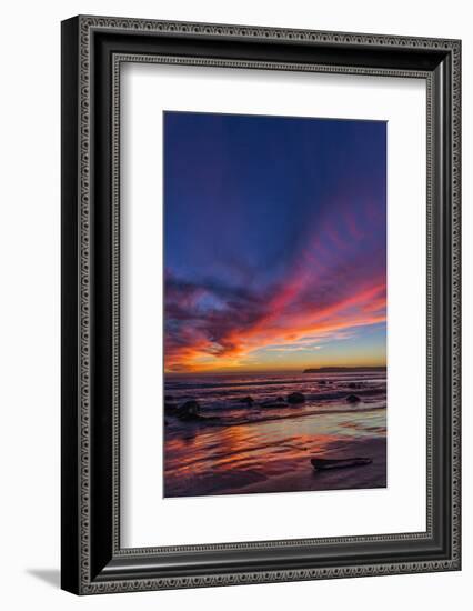 Sunset over the Pacific from Coronado-Andrew Shoemaker-Framed Photographic Print