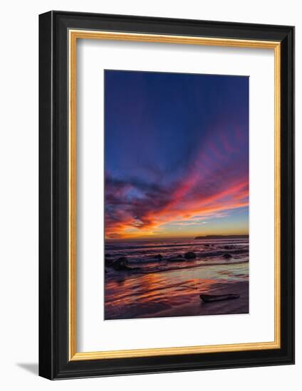 Sunset over the Pacific from Coronado-Andrew Shoemaker-Framed Photographic Print