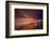 Sunset over the Pacific Ocean in Carlsbad, Ca-Andrew Shoemaker-Framed Photographic Print