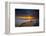 Sunset over the Pacific Ocean in Carlsbad, Ca-Andrew Shoemaker-Framed Photographic Print