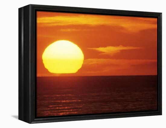 Sunset Over the Pacific-Mitch Diamond-Framed Premier Image Canvas