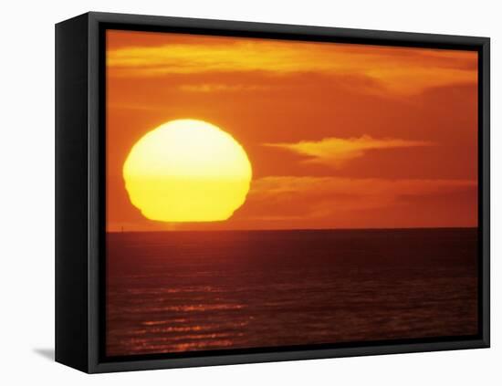 Sunset Over the Pacific-Mitch Diamond-Framed Premier Image Canvas