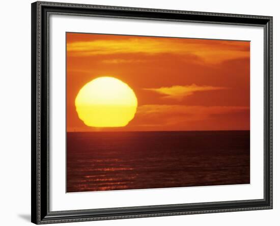 Sunset Over the Pacific-Mitch Diamond-Framed Photographic Print