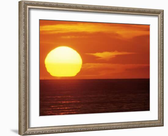 Sunset Over the Pacific-Mitch Diamond-Framed Photographic Print