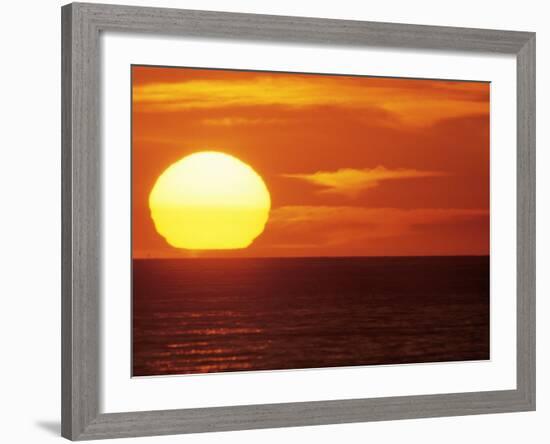 Sunset Over the Pacific-Mitch Diamond-Framed Photographic Print