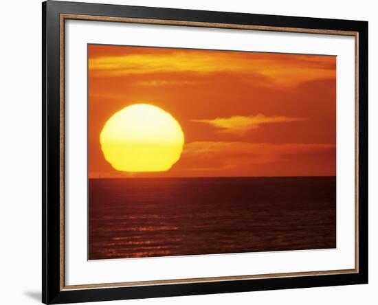 Sunset Over the Pacific-Mitch Diamond-Framed Photographic Print